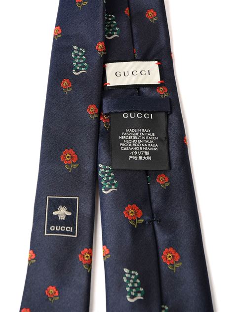 gucci flower tie|Gucci tie for men.